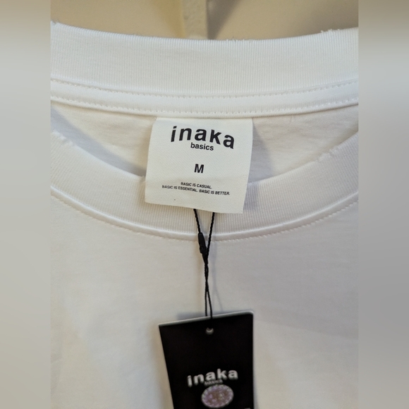 Inaka Power Basics White Tee Long Sleeve - Picture 2 of 4
